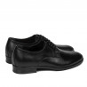 Men stylish, elegant shoes 958 black