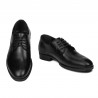Men stylish, elegant shoes 958 black