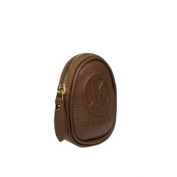 Leather keyrings 400g biz brown cognac