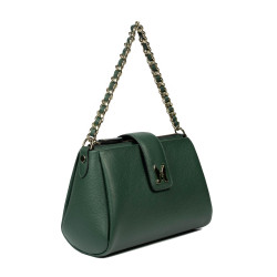 Women shoulder bag 003g biz green+multicolor