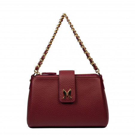 Women shoulder bag 003g biz burgundy