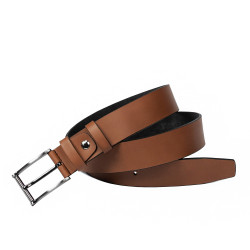 Men belt 58b brown deschis
