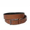 Men belt 58b brown deschis