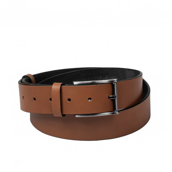 Men belt 58b brown deschis
