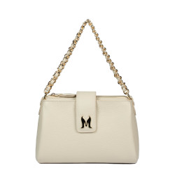 Women shoulder bag 003g beige latte