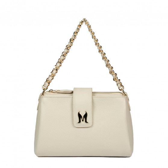 Women shoulder bag 003g beige latte