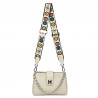 Women shoulder bag 003g 01 beige latte