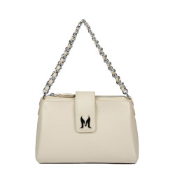 Women shoulder bag 003g 01 beige latte