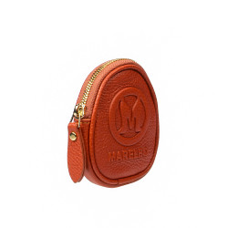 Leather keyrings 400g orange