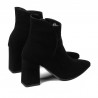 Women boots 1191 black antilopa