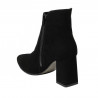 Women boots 1191 black antilopa