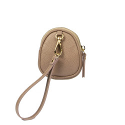 Leather keyrings 400g cappuccino