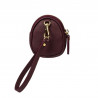 Leather keyrings 400g burgundy