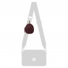 Leather keyrings 400g burgundy
