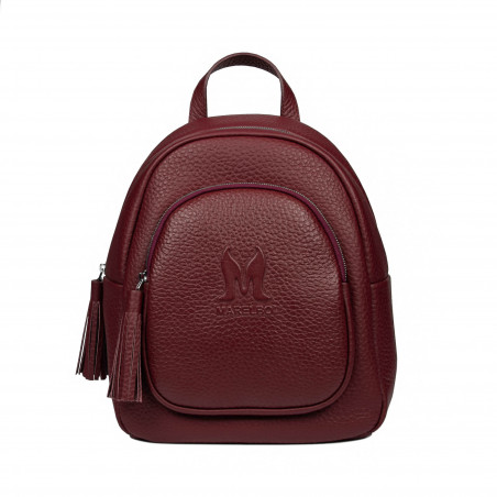 Women backpack 300g 01 biz burgundy