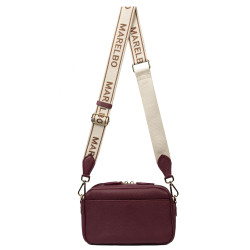 Women shoulder bag 014g burgundy
