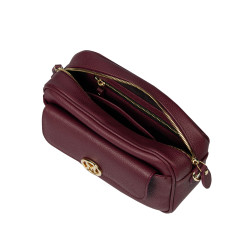 Women shoulder bag 014g burgundy