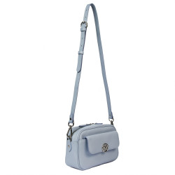 Women shoulder bag 014g 01 blue caviar