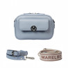 Women shoulder bag 014g 01 blue caviar