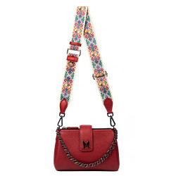 Women shoulder bag 003g 02 biz red