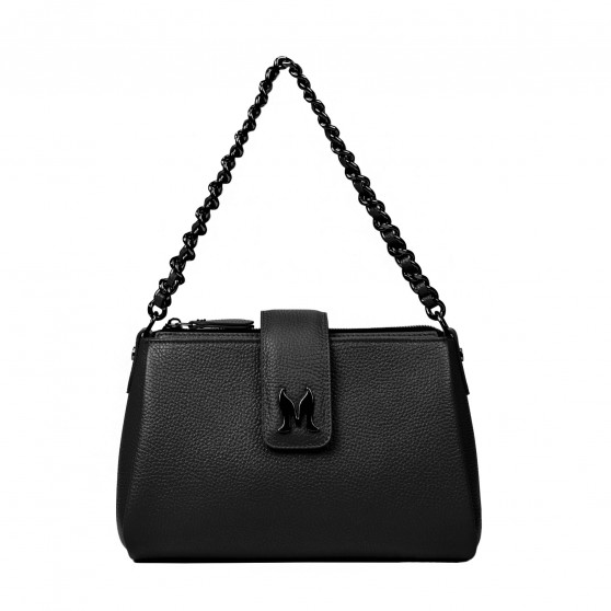 Women shoulder bag 003g 02 biz black