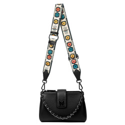 Women shoulder bag 003g 02 biz black