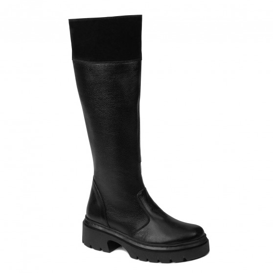 Women knee boots 3384 black