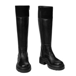 Women knee boots 3384 black