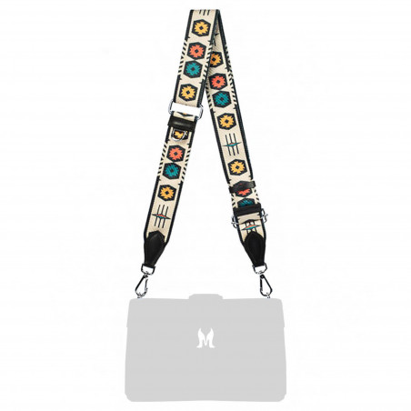 Curea de umar (chinga) 101g 01 multicolor+black