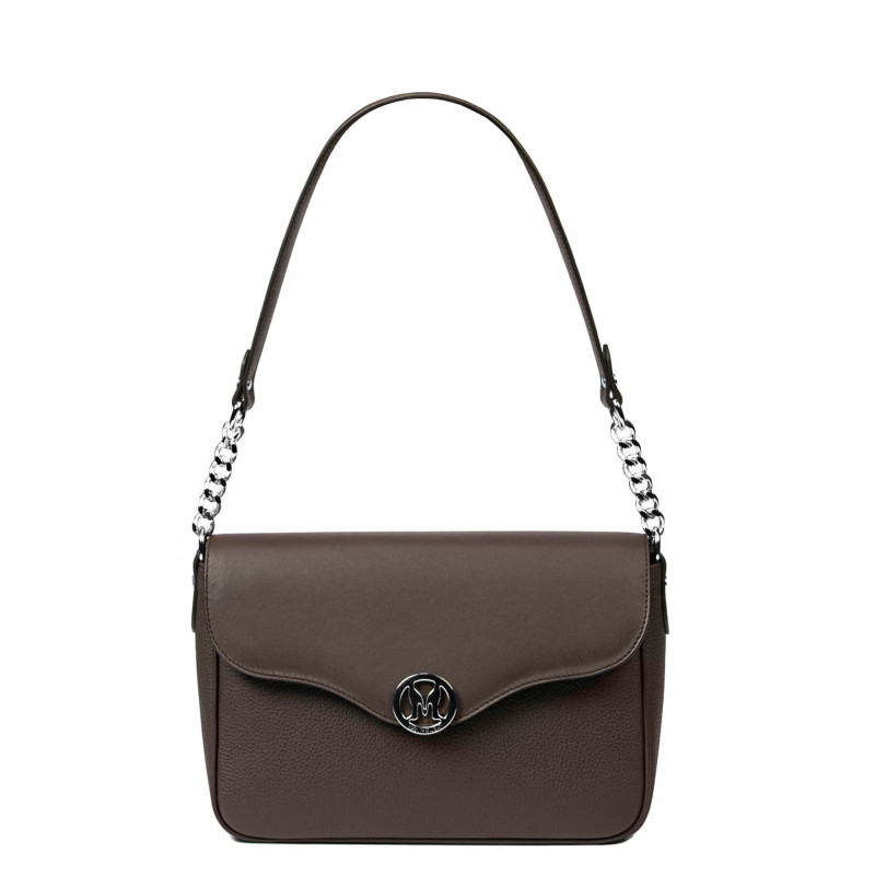 Women shoulder bag 015g 01 brown combined