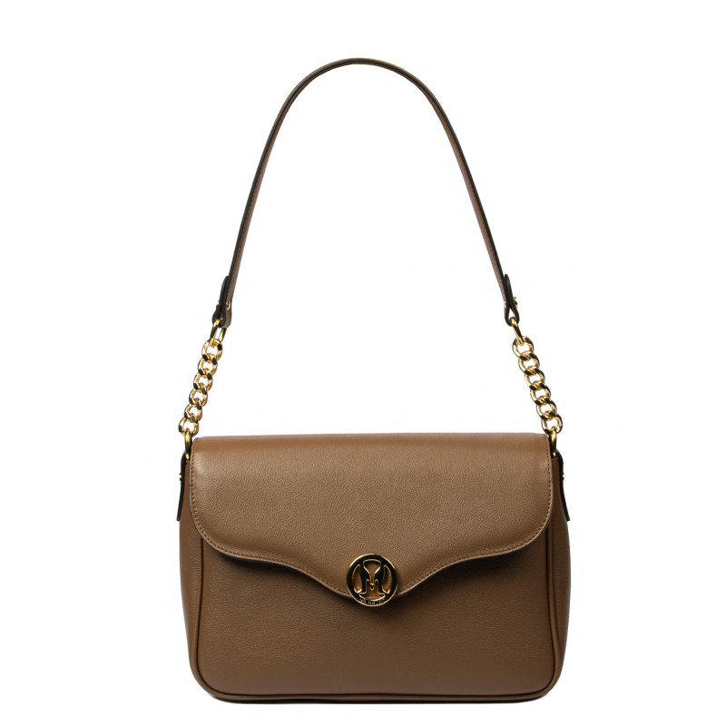 Women shoulder bag 015g brown cognac