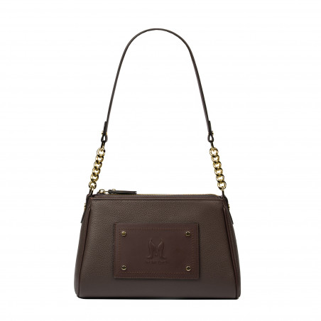 Women shoulder bag 016g brown combined
