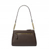 Women shoulder bag 016g brown combined