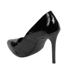 Women stylish, elegant shoes 1299 patent black
