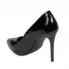 Women stylish, elegant shoes 1299 patent black