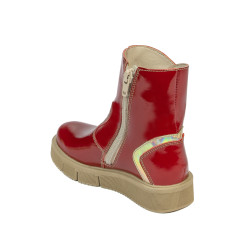 Small children boots 110c patent red combined