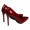Women stylish, elegant shoes 1299 patent red