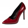 Women stylish, elegant shoes 1299 patent red