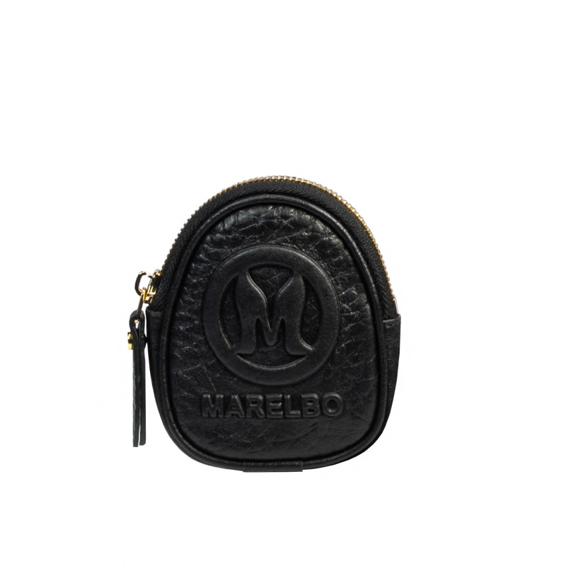 Leather keyrings 400g black elefant