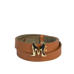 Women belt 41m biz brown