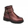 Children boots 3032 bordo pearl