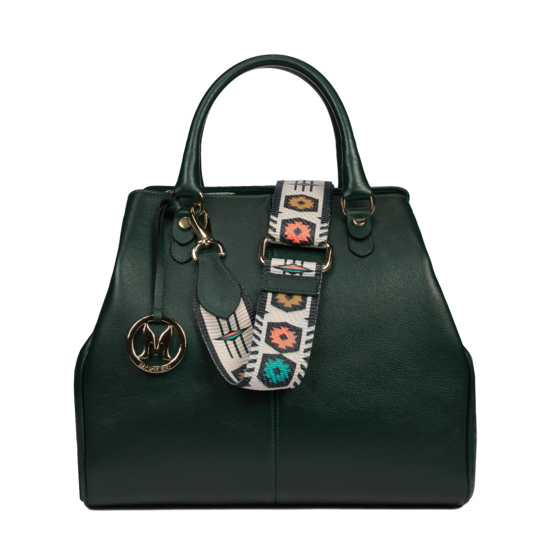 Women hand bag 002g green