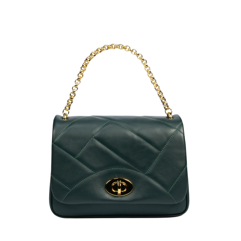 Women shoulder bag 005g forest green