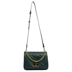 Women shoulder bag 005g forest green