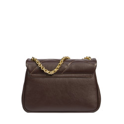 Women shoulder bag 005g dark brown