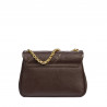 Women shoulder bag 005g dark brown