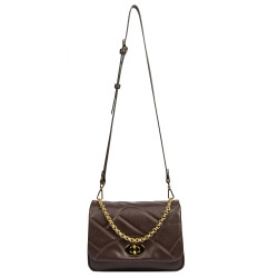 Women shoulder bag 005g dark brown