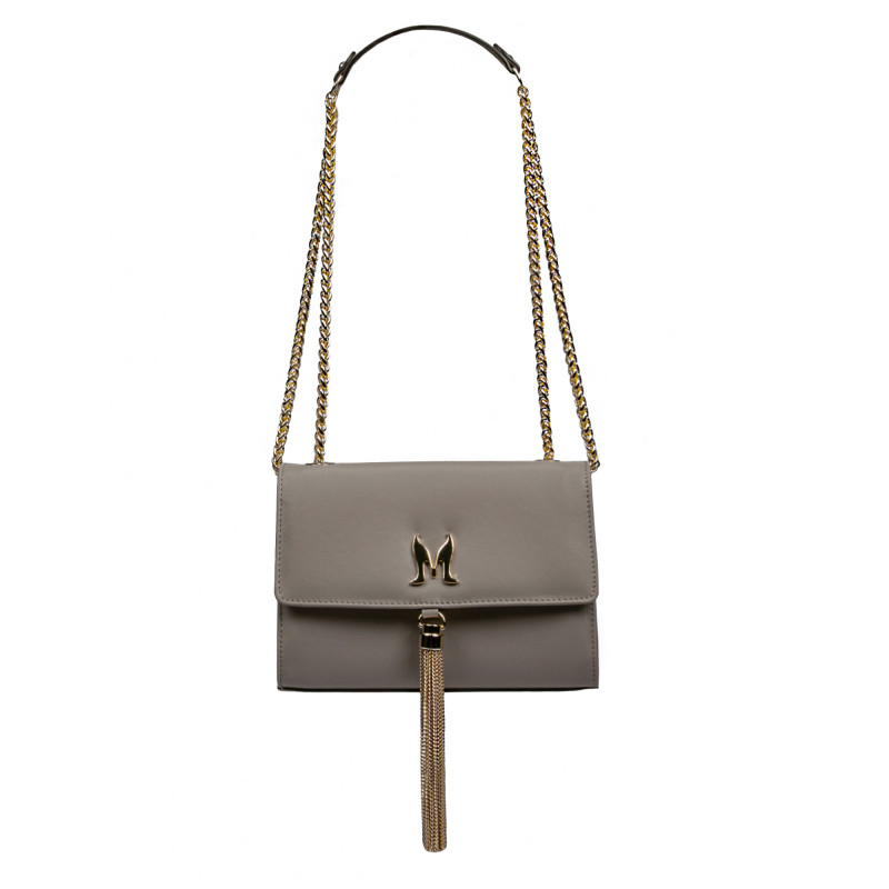 Women shoulder bag 009g cappuccino safiano