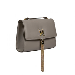 Women shoulder bag 009g cappuccino safiano