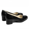 Women stylish, elegant shoes 1270s black